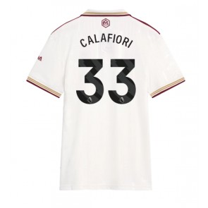 Arsenal Riccardo Calafiori #33 Replika Tredjetrøje Dame 2025-26 Kortærmet